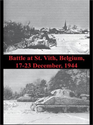 cover image of Battle At St. Vith, Belgium,